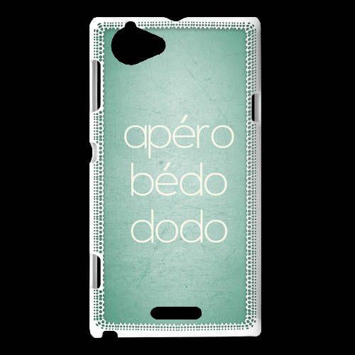 Coque Sony Xperia L Apéro Bédo Dodo Vert Zg