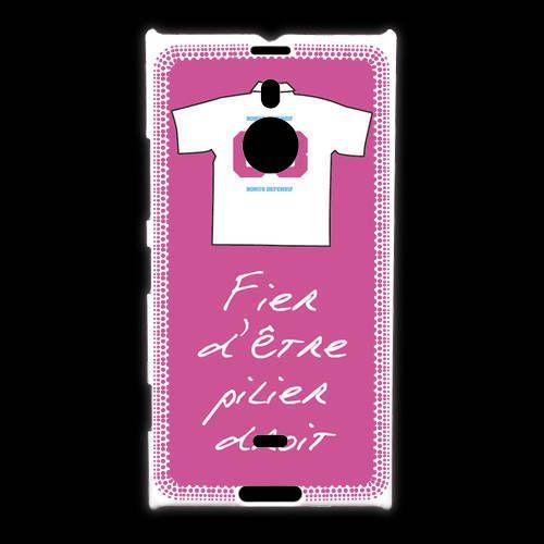 Coque Nokia Lumia 1520 Pilier Droit Bonus Offensif-Défensif Rose