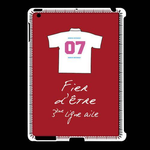 Coque Ipad 2/3 Troisième Ligne D Bonus Offensif-Défensif Rouge