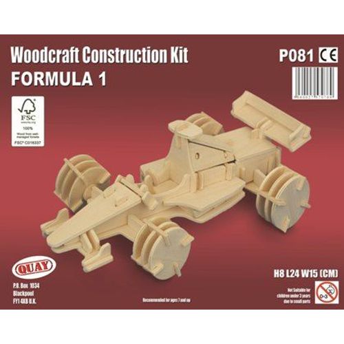 Maquette En Bois - Voiture Formule 1 - Quay-Quay