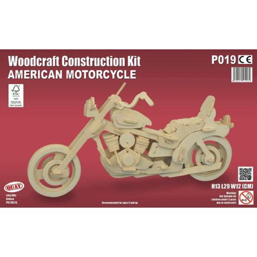 Maquette En Bois - Moto - Quay