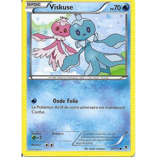 Carte Pokemon Neuve Française Viskuse 20/119 XY4:Vigueur Spectrale 