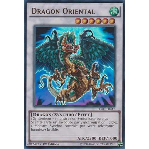 Carte Yu Gi Oh - Dragon Oriental - Lc5d-Fr247 - Ultra Rare