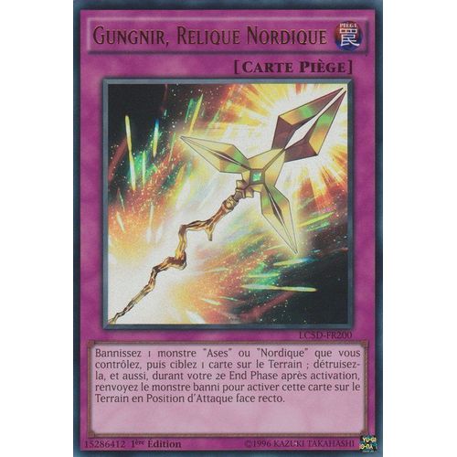Carte Yu Gi Oh - Gungnir Relique Nordique - Lc5d-Fr200 - Ultra Rare