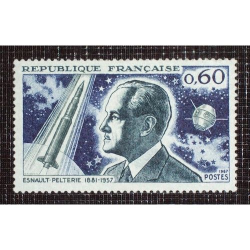 France N° 1526 Neuf Sans Charnière De 1967 - 60c « 10ieme Anniversaire De La Mort De Robert Esnault-Pelterie »