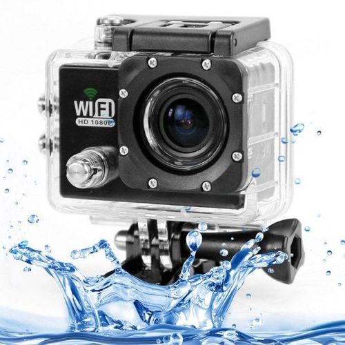 Camera sport wifi étanche caisson waterproof 12 MP Full HD Noir