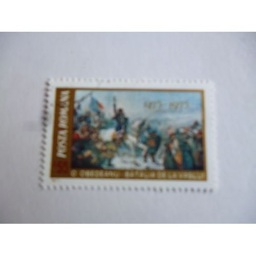Timbre "Posta Romana: Bataille De La Vaslui".