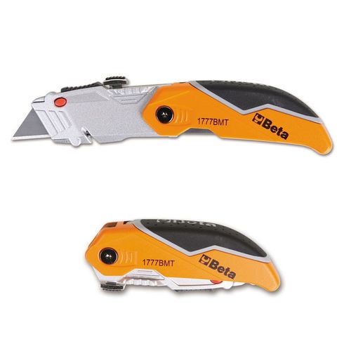 Cutter à lame trapézoïdale à cran d'arrêt 1777BMT BETA 017770050
