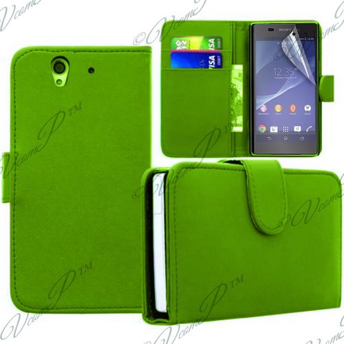 Sony Xperia M2/ M2 Dual: Coque Etui Housse Vert