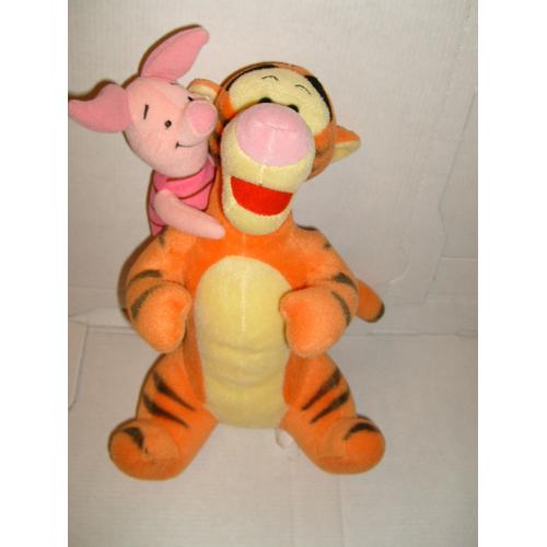 Peluche Tigrou Et Porcinet Nicotoy 27cm