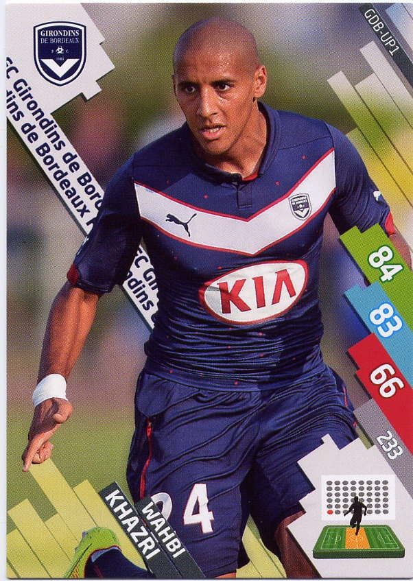 Wahbi Khazri - Girondins De Bordeaux - Gdb-Up1 -Carte Panini Football Adrenalyn Xl - Ligue 1 