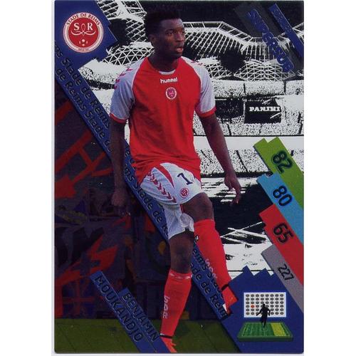  Benjamin Moukandjo - Stade De Reims - Sdr-Up3 -Supersub -Carte Panini Football Adrenalyn Xl - Ligue 1 