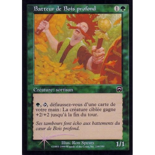 Batteur De Bois Profond - Foil Masques De Mercadia Vf 