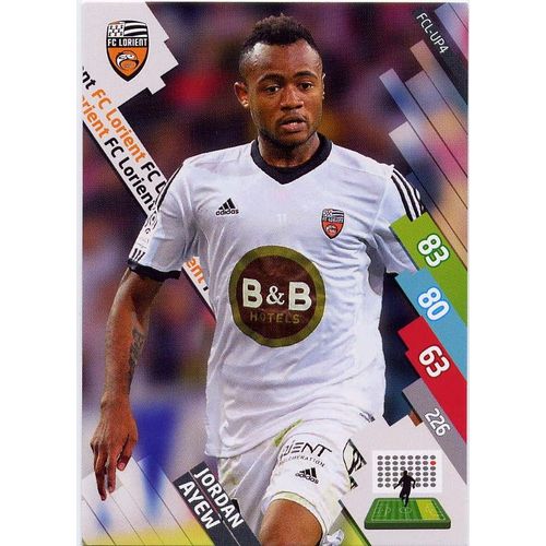 jordan ayew fc lorient fcl -up4 -carte panini football