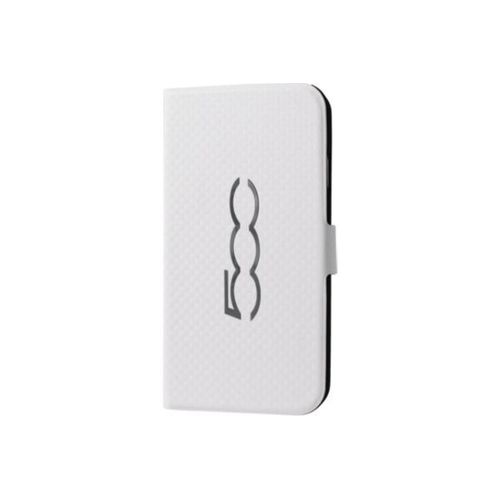 Etui Fiat 500 Galaxy S4 Folio Blanc
