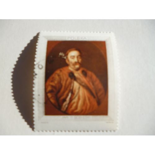 Timbre "Pologne 1983:Jan Iii Sobieski :Portrait".