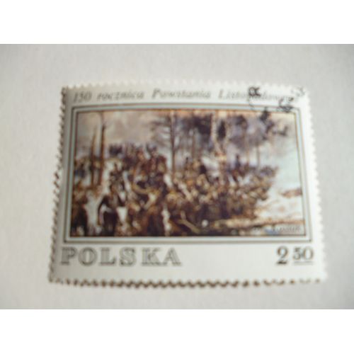 Timbre "Pologne :Cosaques".