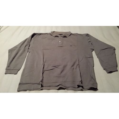 Polo Manche Longue Stone Park Gris Clair Taille Xl Tres Bon Etat