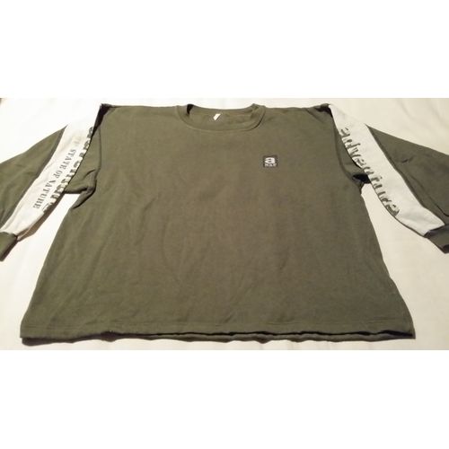 Sweat Mkp Vert Blanc Taille Xl En Tres Bon Etat