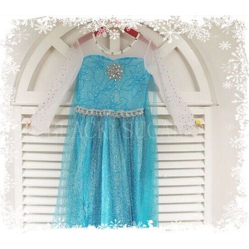 Robe Enfant La Reine Des Neiges Collection Très Fournit Pour Look Princesse Elsa Envoie Immédiat Bonne Qualité Offre Irrésistibles  