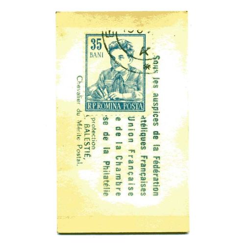 Timbre De  Roumanie   ( Timbre Et Pochette DOrigine) Dans Pochette Publicitaire Des Années 60 "Café San Rivo" 
