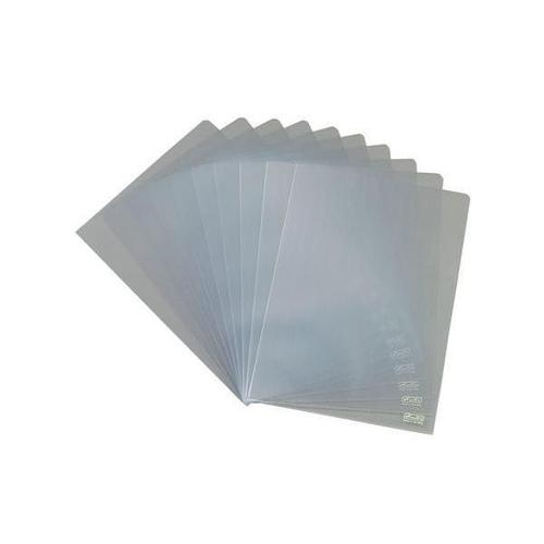 Herlitz 10843746 Lot de 100 pochettes à coin transparentes en plastique A4 Standard 0,11 mm Import Allemagne