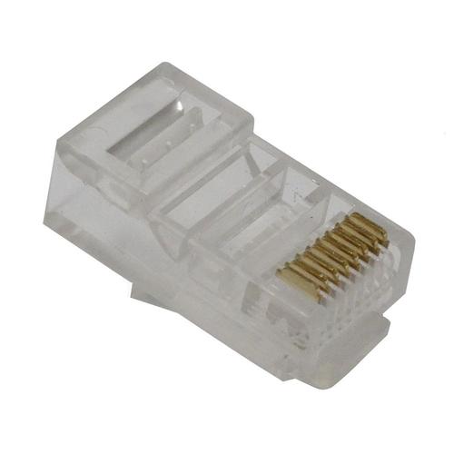 Aerzetix: Lot de 100 fiches RJ45 Ethernet LAN réseau 8p8c connecteurs pour câble cordon