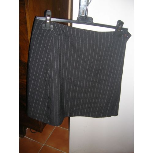 Jupe Portefeuille Chassé Croisé Taille À Plat 38 Polyester 100%.