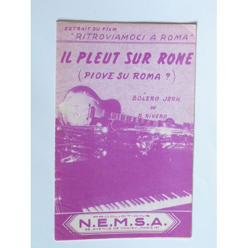 Il Pleut Sur Rome, J'attends Lola (Espero Lola) Extrait Du Film Ritroviamoci A Roma