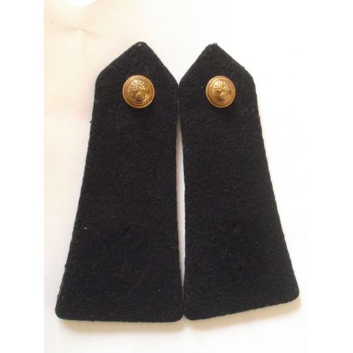 Épaulettes En Velour Avec Boutons Infanterie Armée De Terre