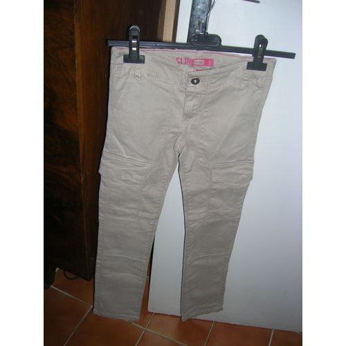 Pantalon Okaïdi 9 Ans Taille Ajustable.