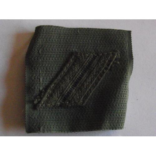 Grade Velcro Caporal Vert Sur Fond Vert Commando De Marine