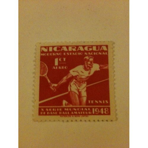 Timbre Tennis Stade Moderne Nacional Nicaragua