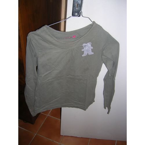 T-Shirt Kaki 10 Ans.