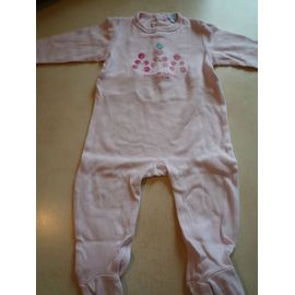 Pyjama Rose Pâle "Bamboo Garden", 9 Mois