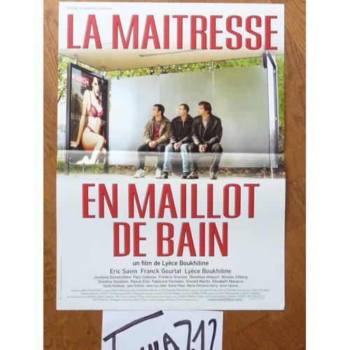 La Maitresse En Maillot De Bain De Lyèce Boukhitine  - Affiche Originale De Cinéma 40 X 60 Cm