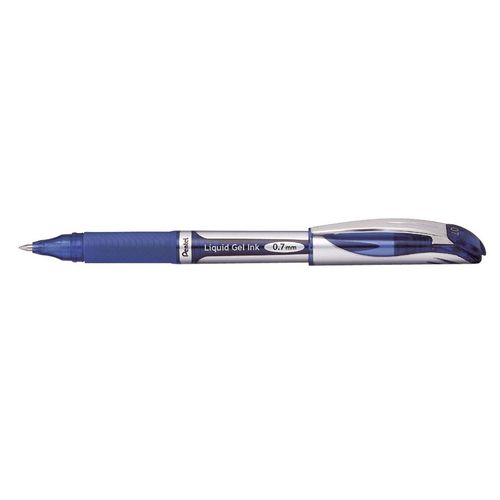 Pentel Lot De 3 Rollers Rechargeable Energel 0,7mm Bleu Bl57-C