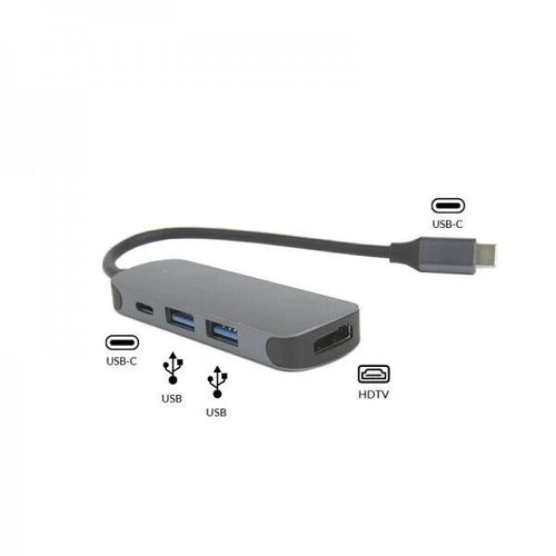 HUB Station D'accueil Portable USB-C à HDMI 4 en 1