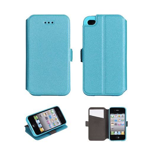 Etui Slim Book Bc3 Souple Pour Sony Xperia Z3 Mini -Bleu
