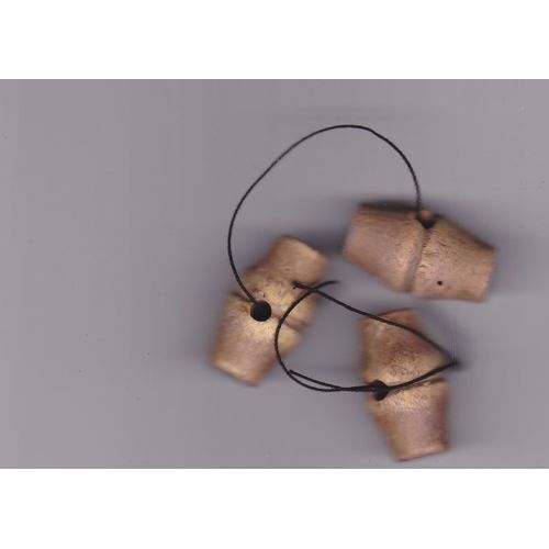 3 Boutons Façon Bambou, 1 Trou