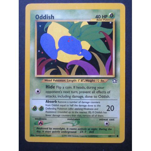 Oddish (Mystherbe) - Neo Genesis - 68/111