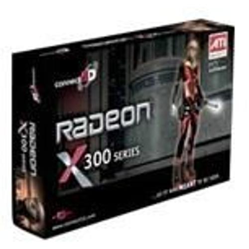 Connect3D Radeon X300 - Carte graphique - Radeon X300 - 256 Mo DDR - PCIe x16