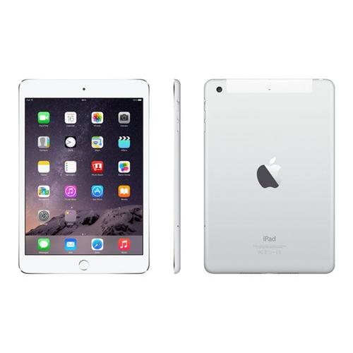 Tablette Apple iPad mini 3 Wi-Fi + Cellular 64 Go argenté Retina 7.9"