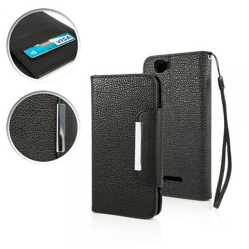 Housse Portfolio Articulee Avec Porte Carte   Pour Wiko Rainbow