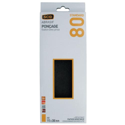 Patin 115 x 280 mm SCID - Grain 80 - Vendu par 8