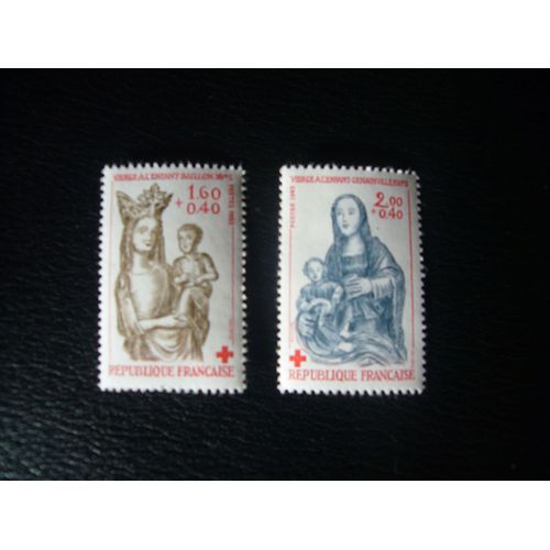 Timbres Serie Croix Rouge Francaise