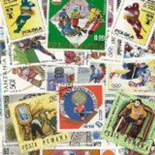 Hockey Sur Glace - 50 Timbres Differents
