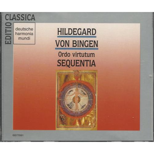 Hildegard Von Bingen (1098-1179) : Ordo Virtutum Le Jeu Des Vertus Drame Musical Par Carmen-Renate Köper Voix Récitante Hildegarde Von Bingen + William Mockridge Chant De Diabolus + Ensemble Sequentia