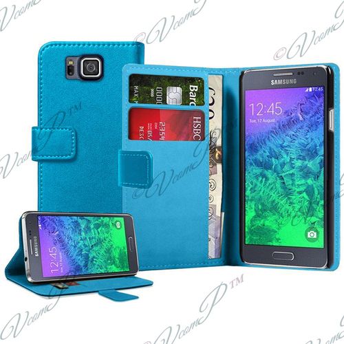 Samsung Galaxy Alpha/ Galaxy Alfa: Coque Etui Housse Bleu