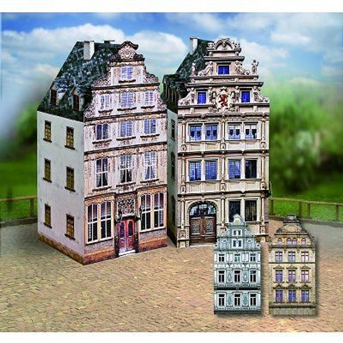 Maquette En Carton : Vieilles Maisons : Coffret 6-Schreiber-Bogen